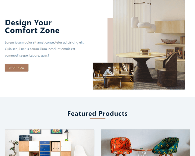 E-Commerce Furniture Store