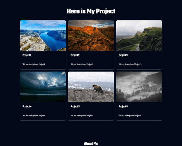 About Me - Personal Portfolio